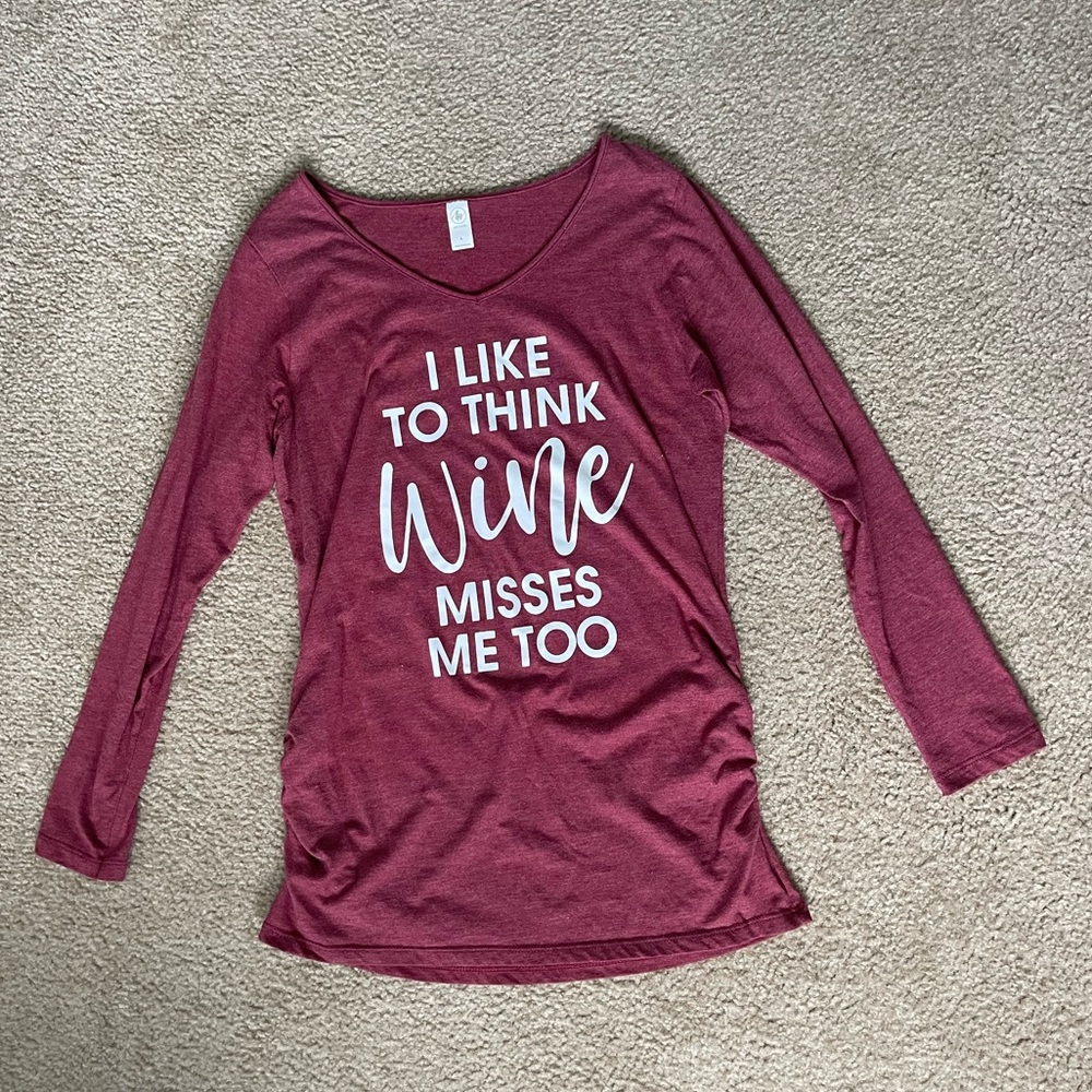 Long Sleeve Maternity Top